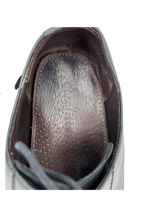 COLE HAAN BLACK TIE LEATHER LOAFER DRESS SHOES - 12M main image 7
